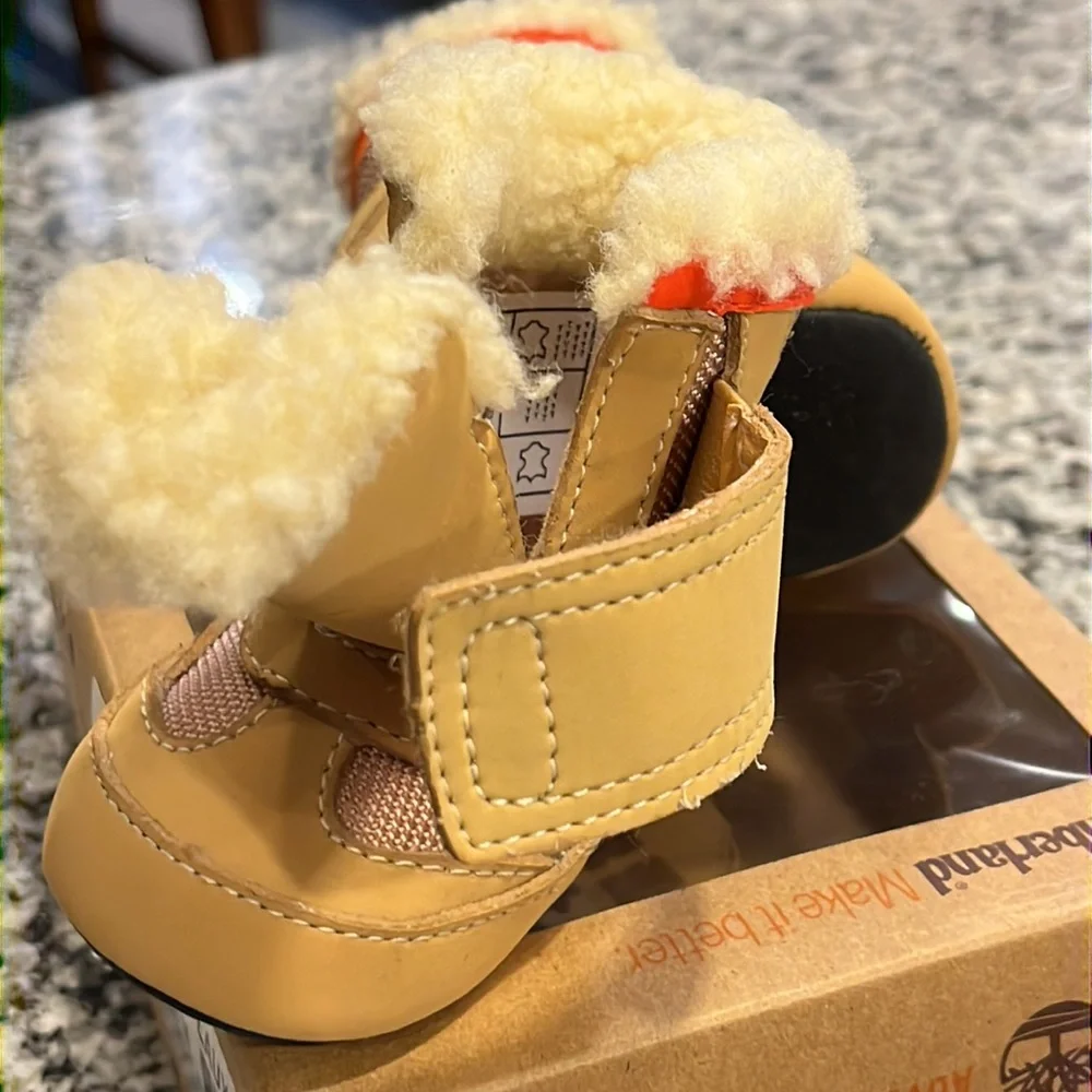 Timberland Climate Trekker Crib Booties Boots Shoes Infant Baby Sz 1, 3-6 Months
